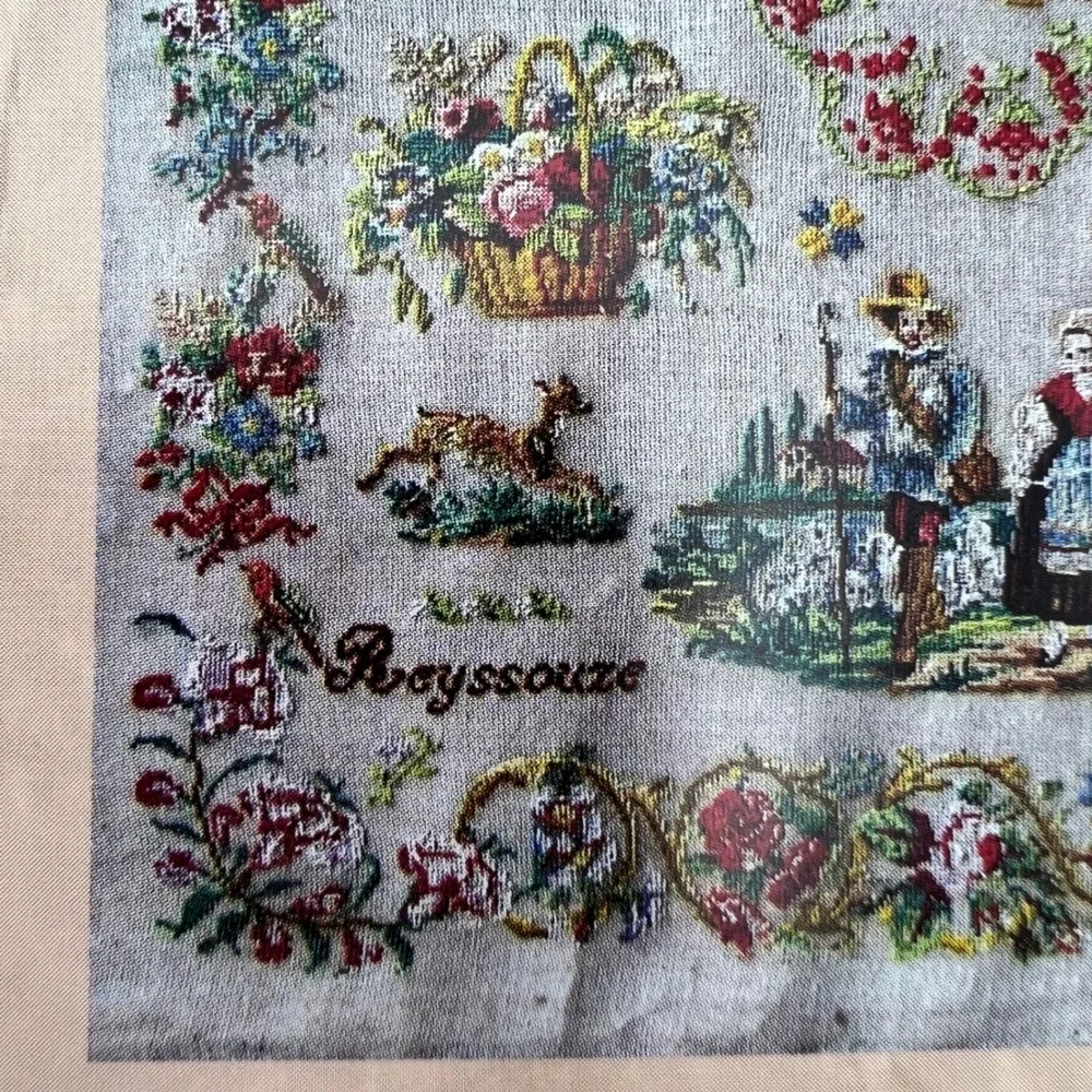 Reflets de Soie Anais Curveur 1896 Cross Stitch Pattern Sampler Reproduction